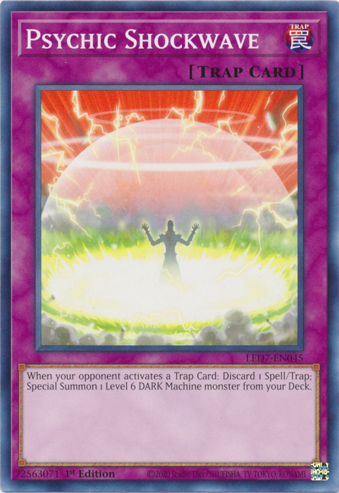 Psychic Shockwave [LED7-EN045] Common | Devastation Store