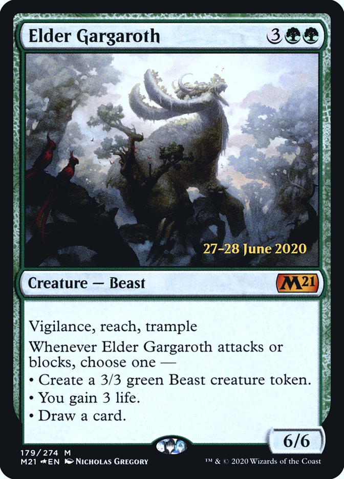Elder Gargaroth  [Core Set 2021 Prerelease Promos] | Devastation Store