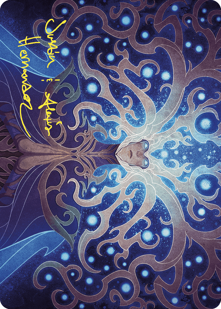 Omniscience Art Card (Gold-Stamped Signature) [Wilds of Eldraine Art Series] | Devastation Store