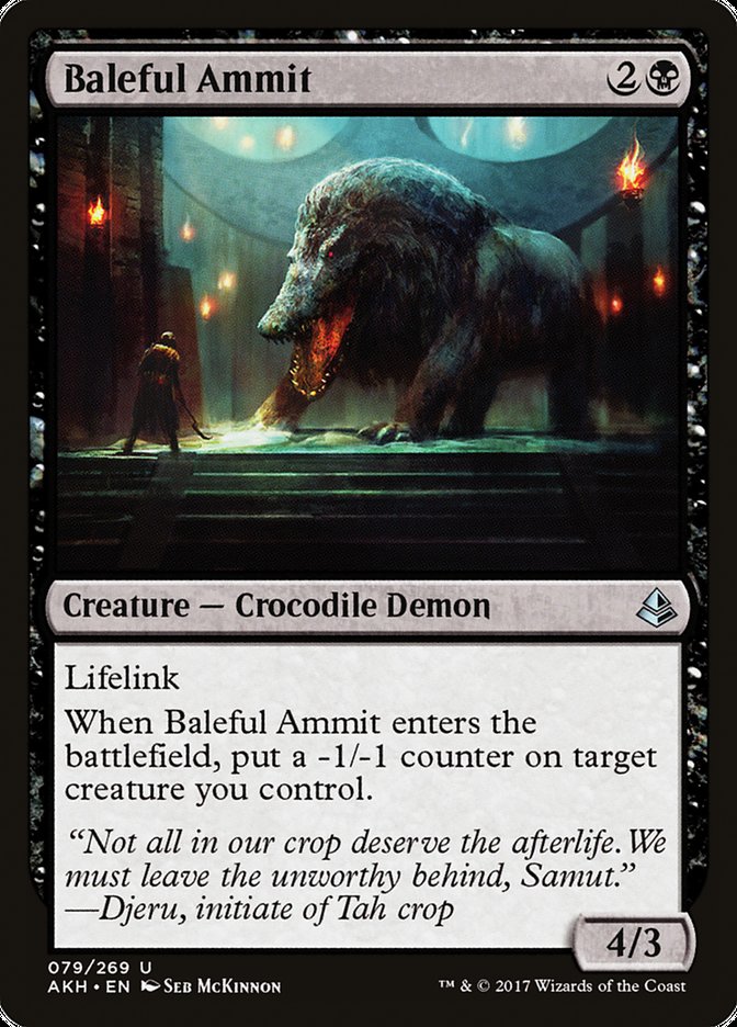 Baleful Ammit [Amonkhet] | Devastation Store