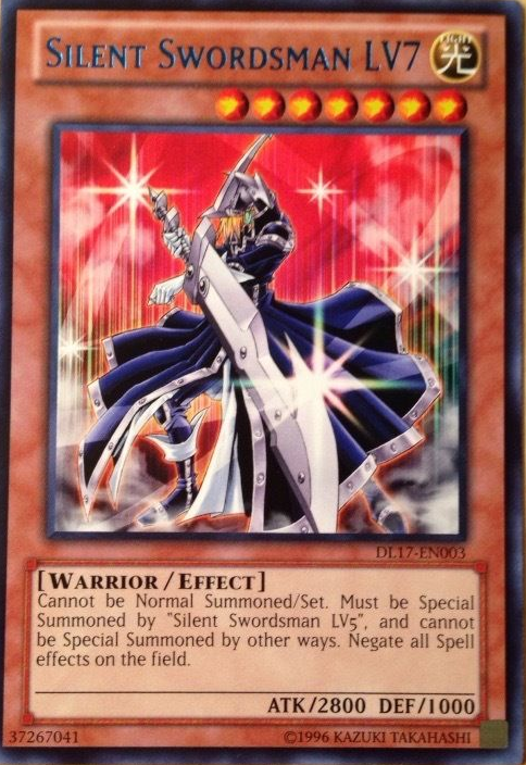 Silent Swordsman LV7 (Blue) [DL17-EN003] Rare | Devastation Store