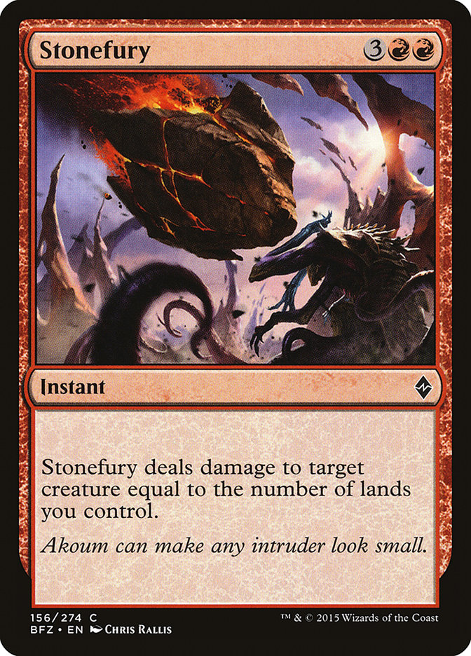 Stonefury [Battle for Zendikar] - Devastation Store | Devastation Store