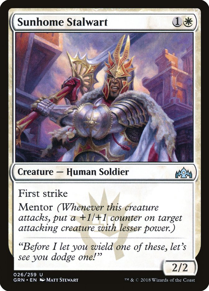 Sunhome Stalwart [Guilds of Ravnica] | Devastation Store