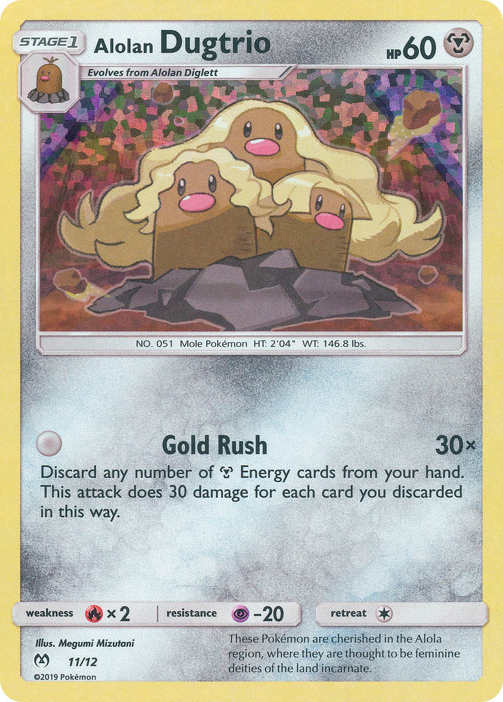 Alolan Dugtrio (11/12) [McDonald's Promos: 2019 Collection] | Devastation Store