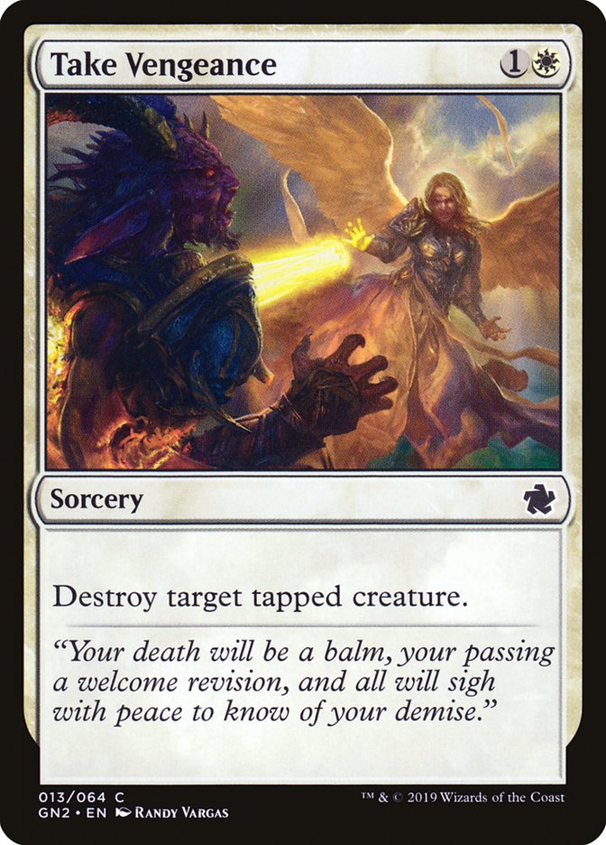 Take Vengeance [Game Night 2019] | Devastation Store