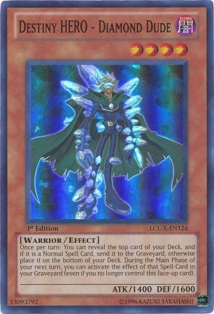 Destiny HERO - Diamond Dude [LCGX-EN124] Super Rare | Devastation Store