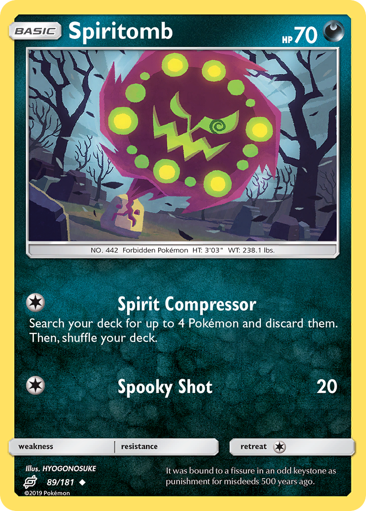 Spiritomb (89/181) [Sun & Moon: Team Up] | Devastation Store
