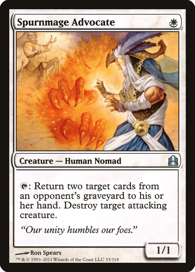 Spurnmage Advocate [Commander 2011] | Devastation Store