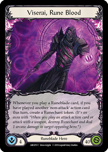 Death Dealer // Viserai, Rune Blood [ARC040 // ARC076] (Arcane Rising)  1st Edition Normal | Devastation Store