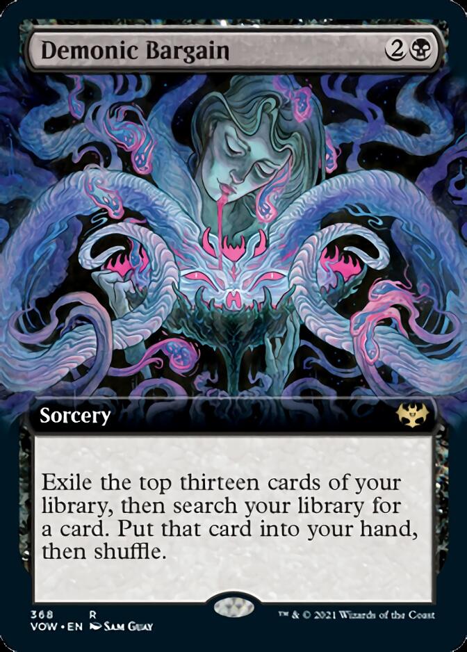 Demonic Bargain (Extended) [Innistrad: Crimson Vow] | Devastation Store