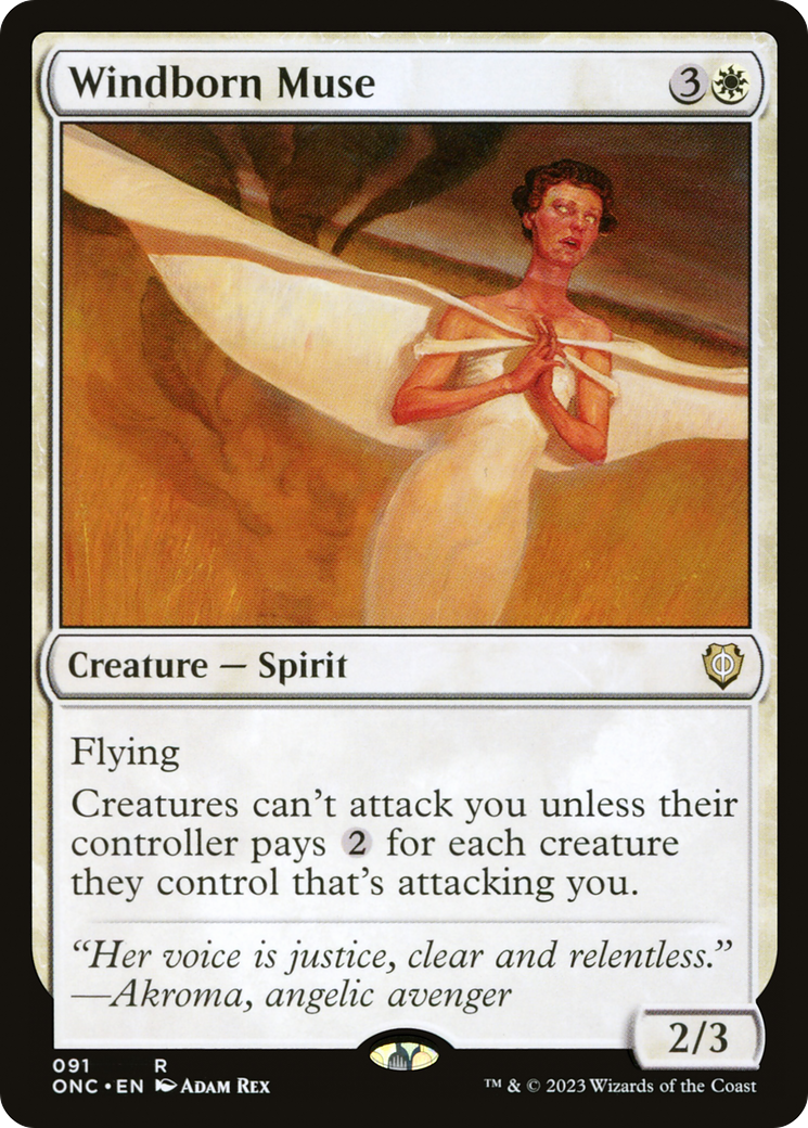 Windborn Muse [Phyrexia: All Will Be One Commander] | Devastation Store