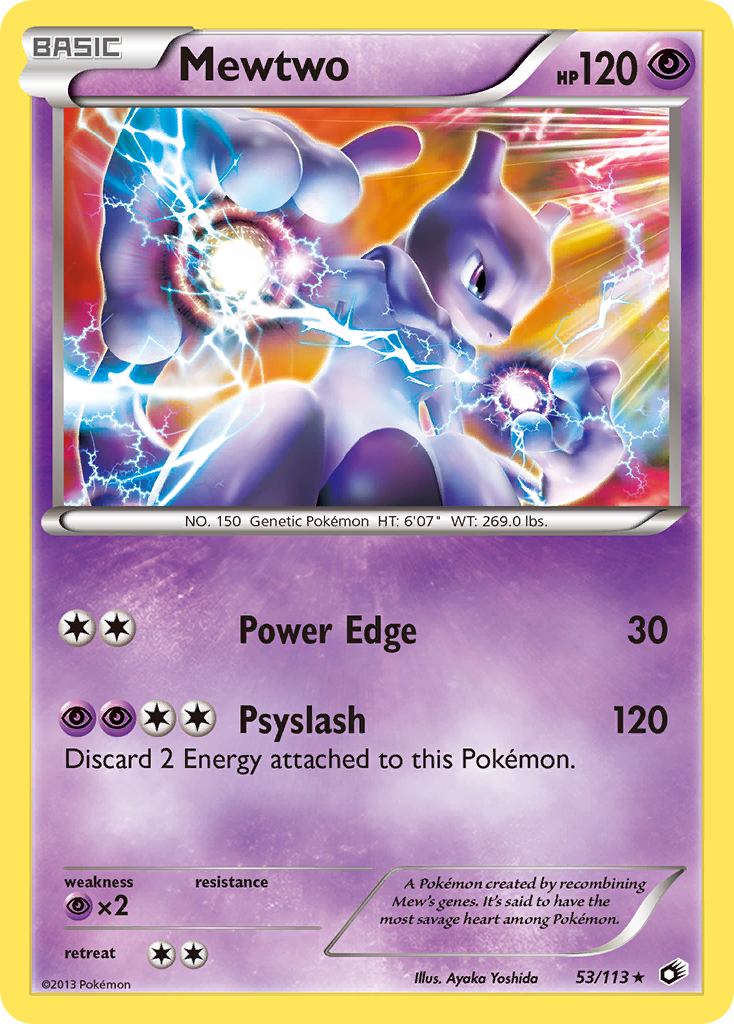 Mewtwo (53/113) [Black & White: Legendary Treasures] | Devastation Store