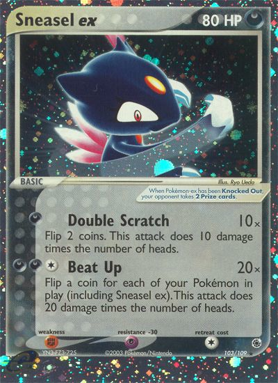 Sneasel ex (103/109) [EX: Ruby & Sapphire] | Devastation Store