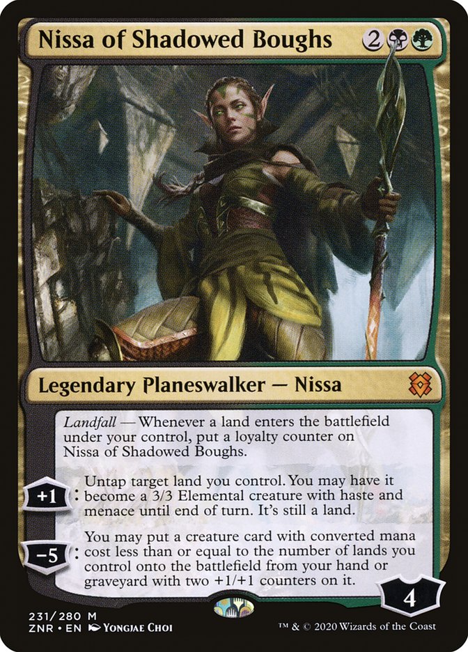 Nissa of Shadowed Boughs [Zendikar Rising] | Devastation Store