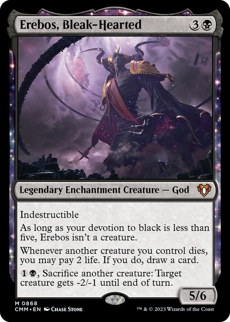 Erebos, Bleak-Hearted [Commander Masters] | Devastation Store
