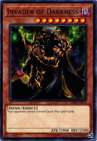 Invader of Darkness [OP08-EN013] Common | Devastation Store