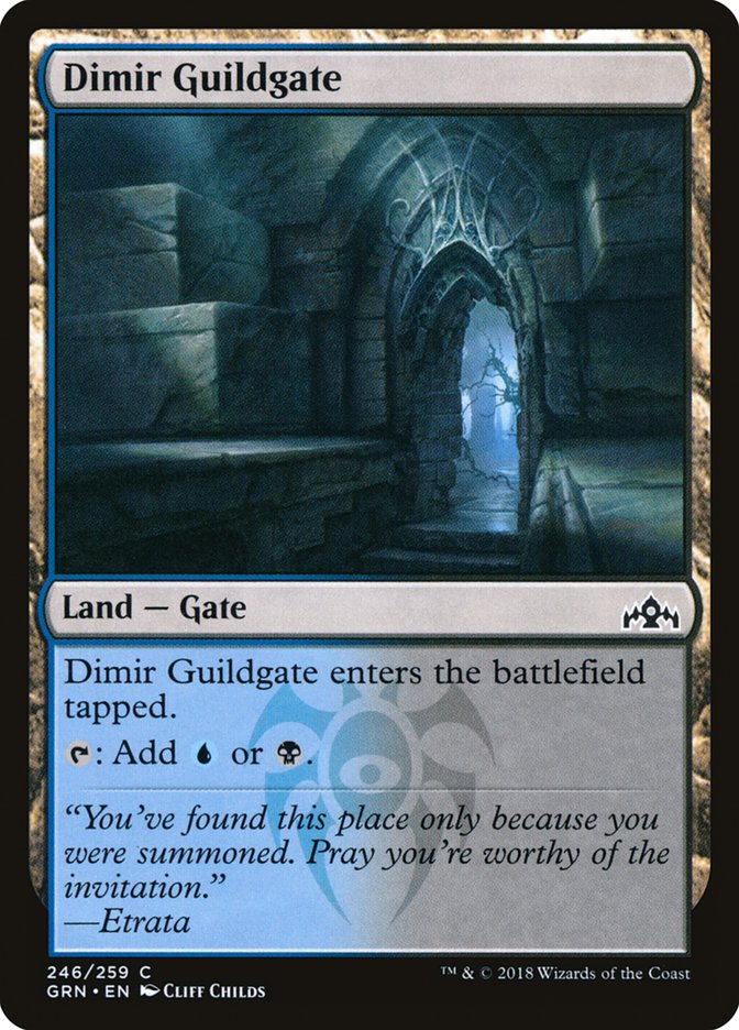 Dimir Guildgate (246/259) [Guilds of Ravnica] - Devastation Store | Devastation Store