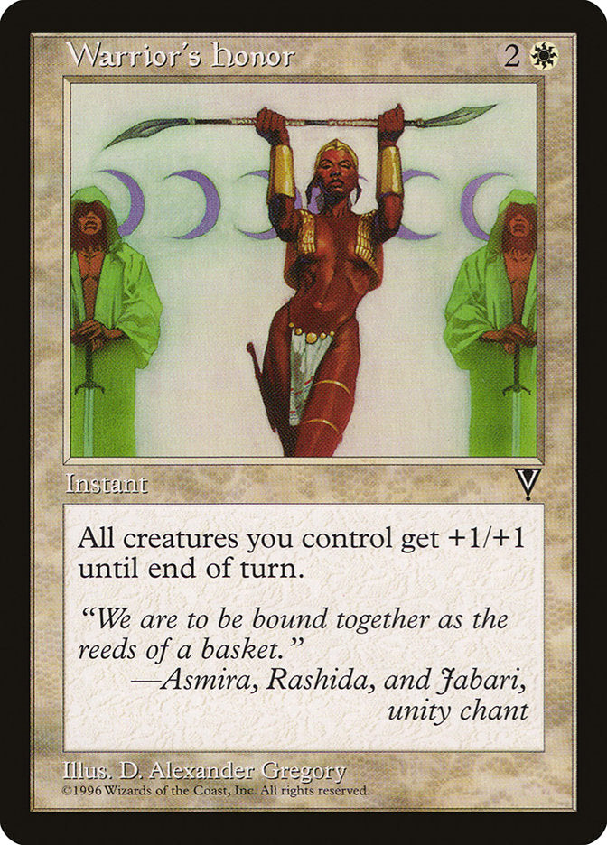 Warrior's Honor [Visions] - Devastation Store | Devastation Store