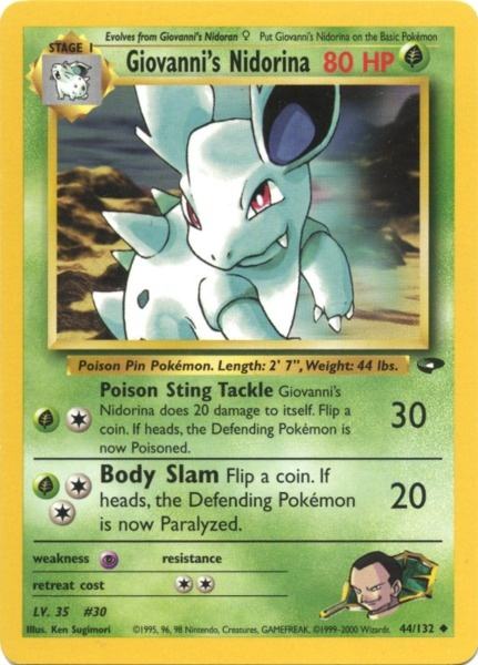 Giovanni's Nidorina (44/132) [Gym Challenge Unlimited] | Devastation Store