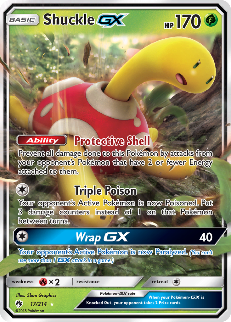 Shuckle GX (17/214) [Sun & Moon: Lost Thunder] | Devastation Store