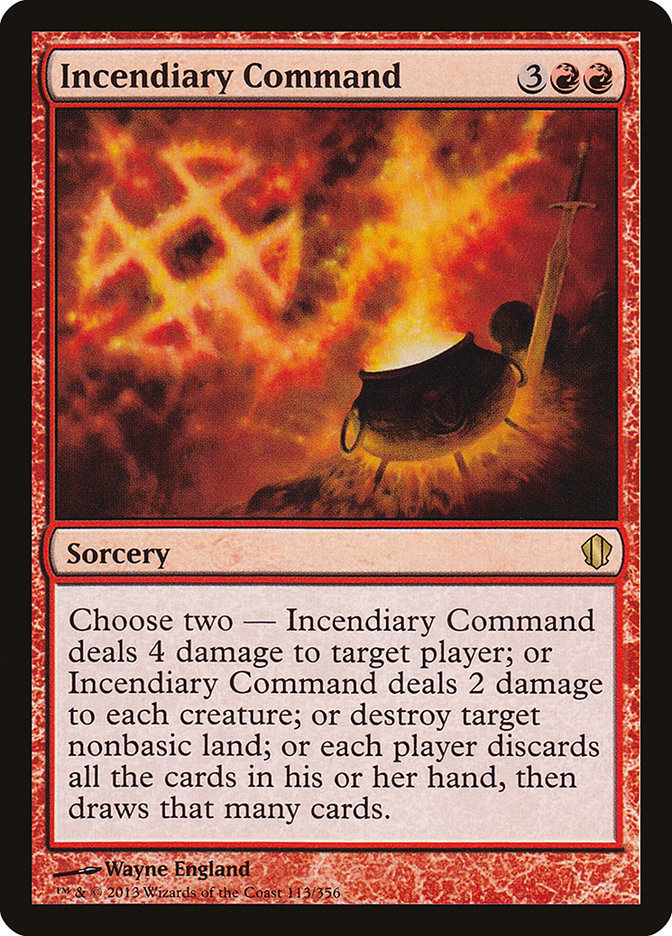 Incendiary Command [Commander 2013] | Devastation Store