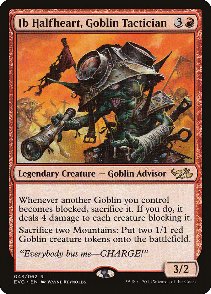 Ib Halfheart, Goblin Tactician (Elves vs. Goblins) [Duel Decks Anthology] | Devastation Store