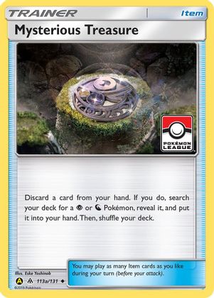Mysterious Treasure (113a/131) (League Promo) [Sun & Moon: Forbidden Light] | Devastation Store