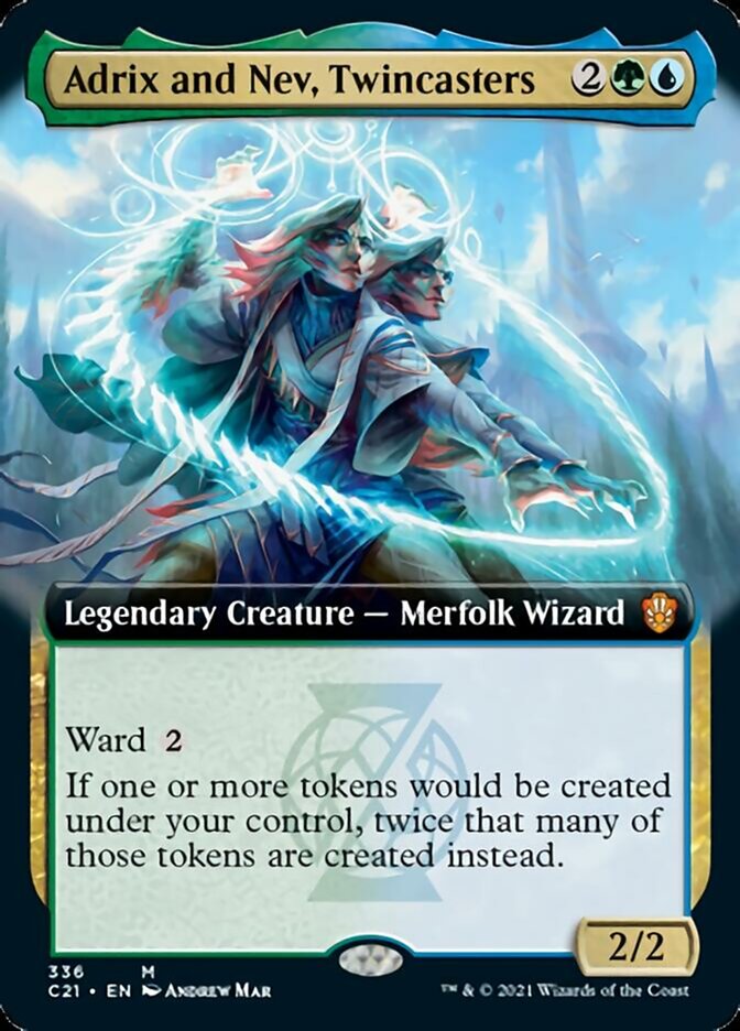 Adrix and Nev, Twincasters (Extended) [Commander 2021] | Devastation Store