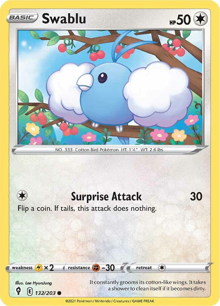 Swablu (132/203) [Sword & Shield: Evolving Skies] | Devastation Store