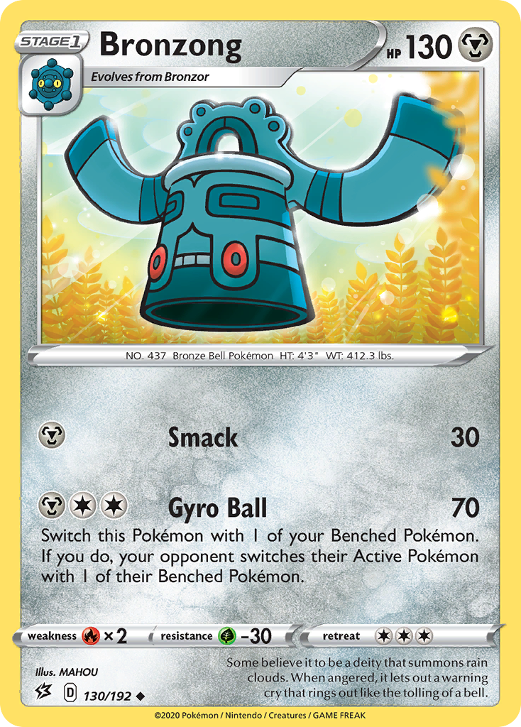 Bronzong (130/192) [Sword & Shield: Rebel Clash] | Devastation Store