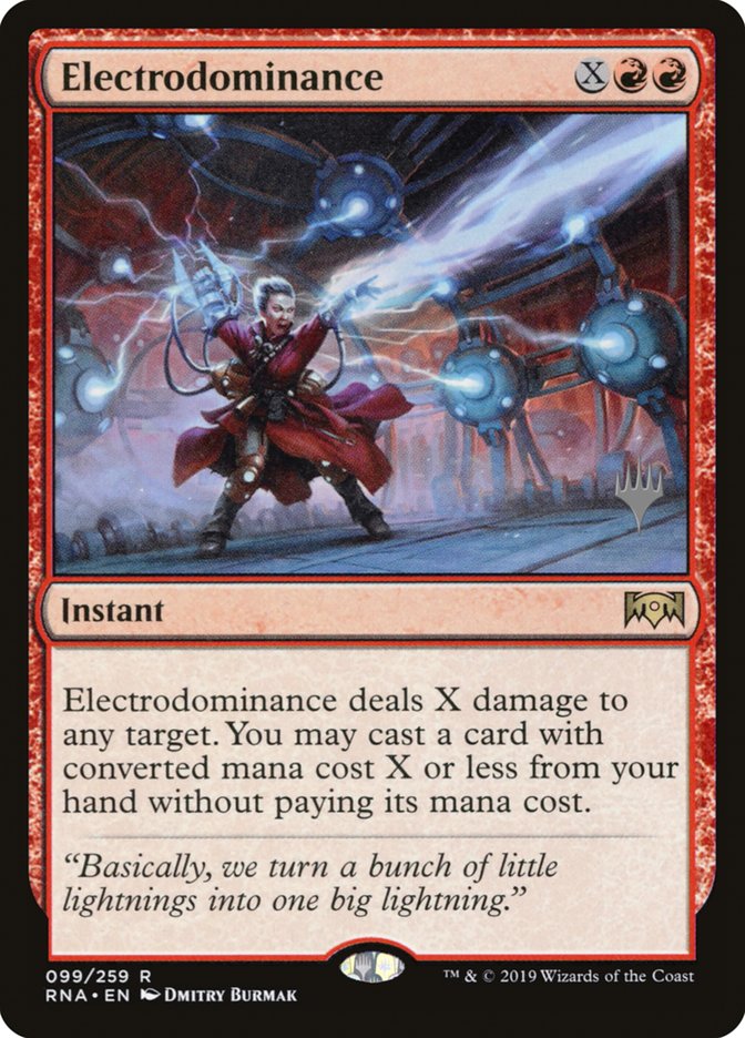 Electrodominance (Promo Pack) [Ravnica Allegiance Promos] | Devastation Store