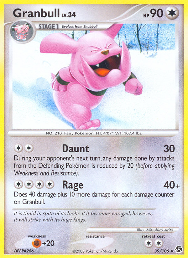 Granbull (39/106) [Diamond & Pearl: Great Encounters] | Devastation Store