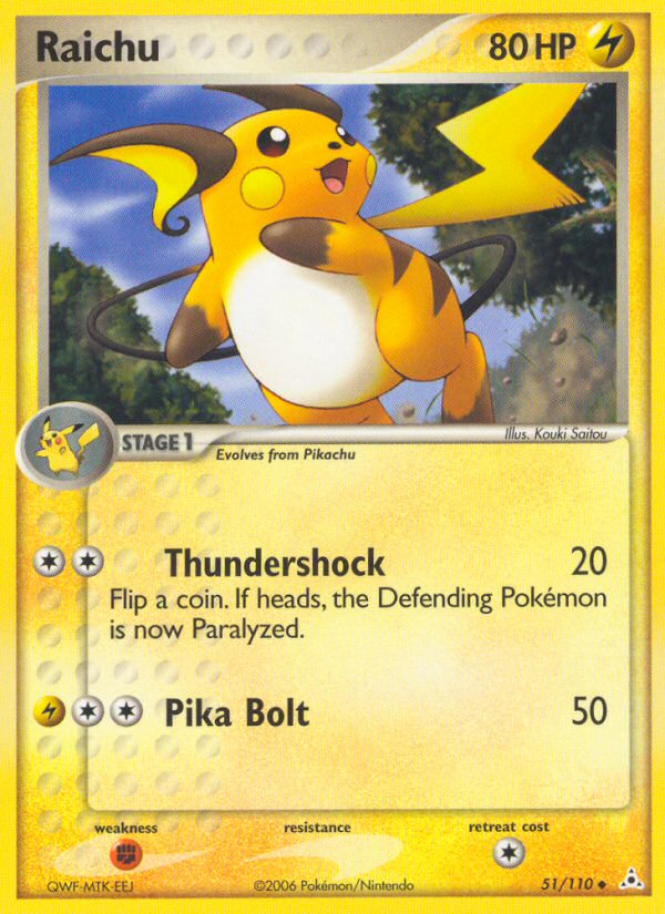 Raichu (51/110) [EX: Holon Phantoms] | Devastation Store