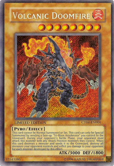 Volcanic Doomfire [CT04-EN004] Secret Rare | Devastation Store