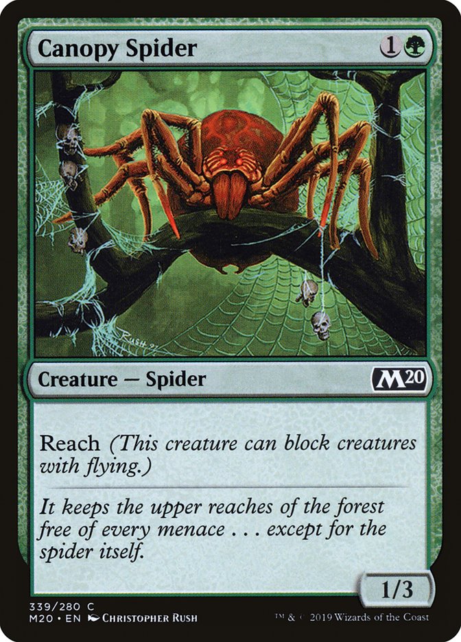 Canopy Spider [Core Set 2020] | Devastation Store