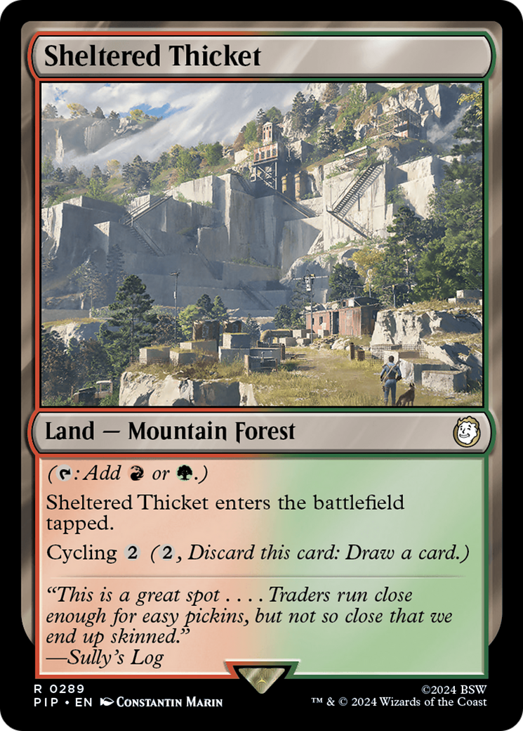 Sheltered Thicket [Fallout] | Devastation Store