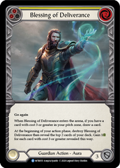 Blessing of Deliverance (Yellow) [WTR055] Unlimited Edition Rainbow Foil - Devastation Store | Devastation Store
