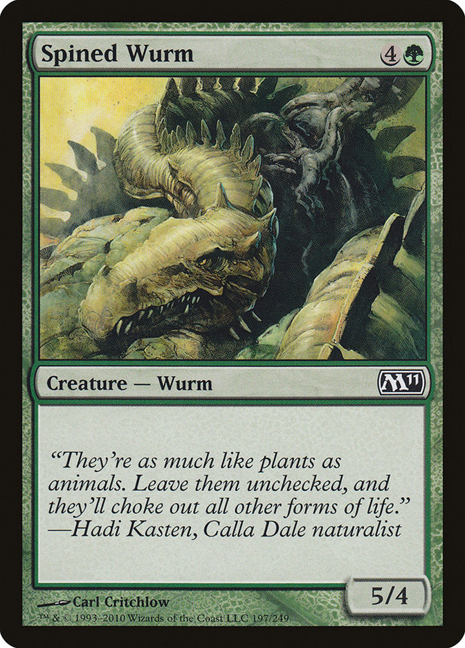 Spined Wurm [Magic 2011] | Devastation Store