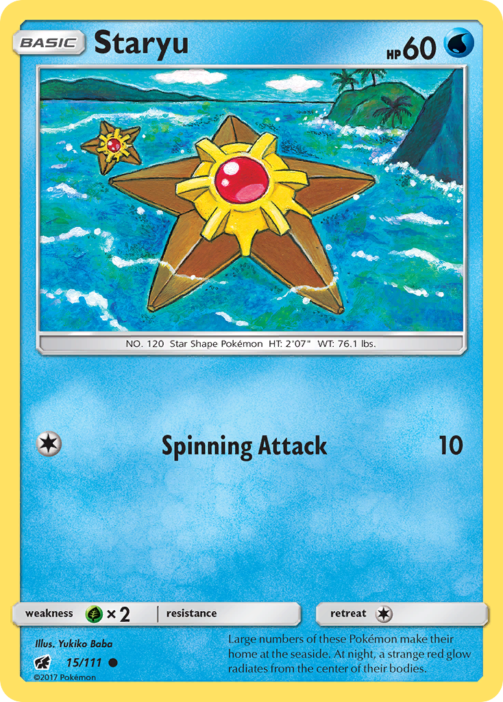 Staryu (15/111) [Sun & Moon: Crimson Invasion] | Devastation Store