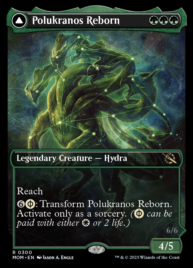 Polukranos Reborn // Polukranos, Engine of Ruin (Showcase Planar Booster Fun) [March of the Machine] | Devastation Store