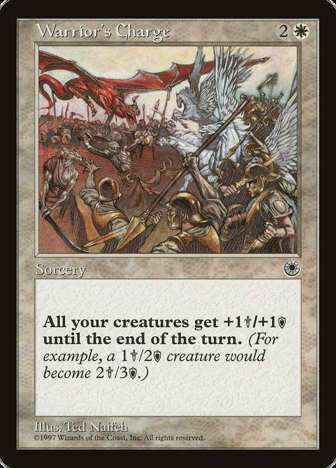 Warrior's Charge (No Flavor Text) [Portal] | Devastation Store