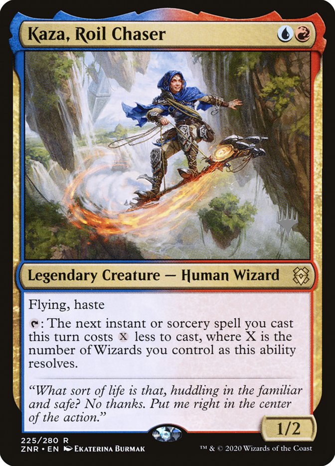 Kaza, Roil Chaser (Promo Pack) [Zendikar Rising Promos] | Devastation Store
