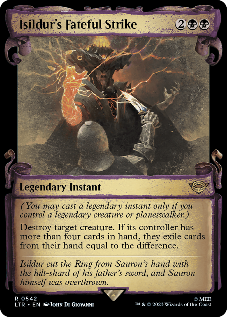 Isildur's Fateful Strike [The Lord of the Rings: Tales of Middle-Earth Showcase Scrolls] | Devastation Store