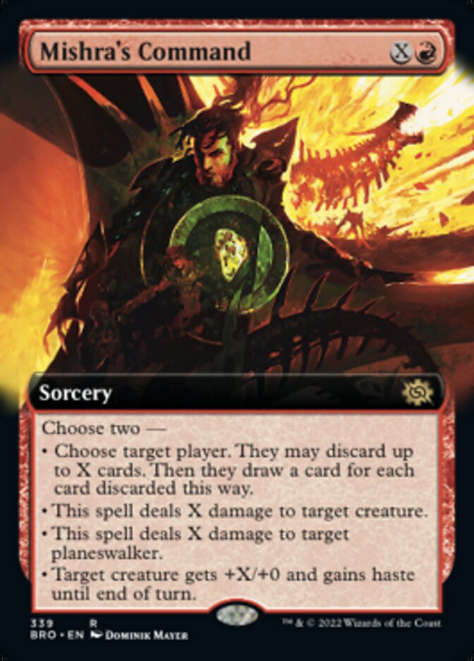 Mishra's Command (Extended Art) [The Brothers' War] | Devastation Store