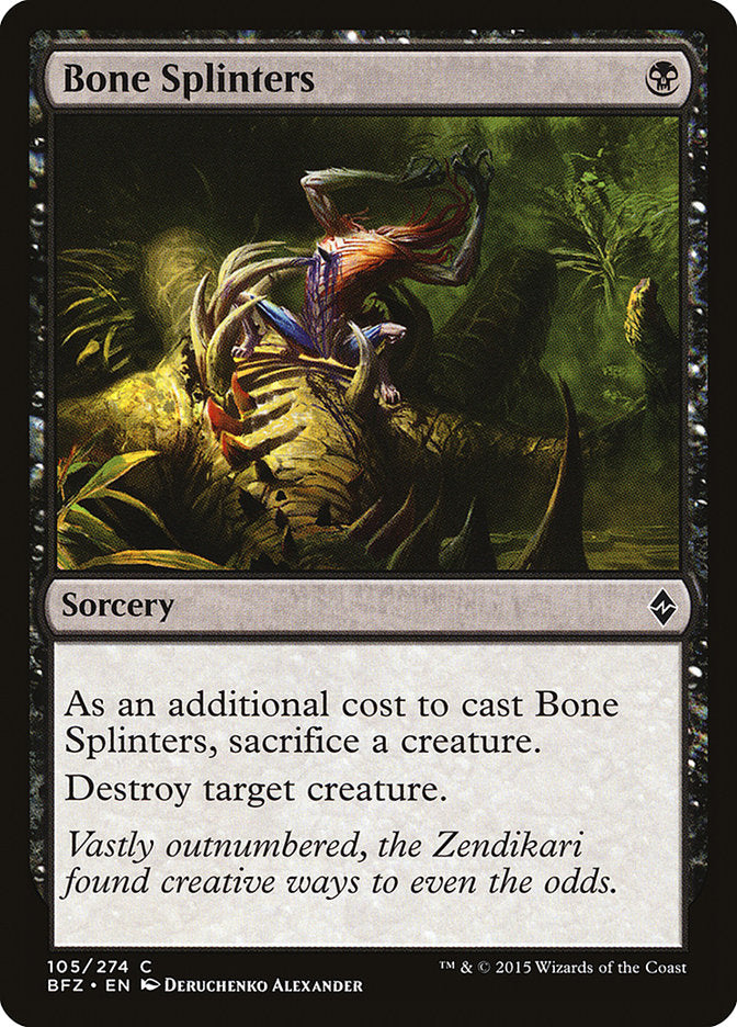 Bone Splinters [Battle for Zendikar] - Devastation Store | Devastation Store