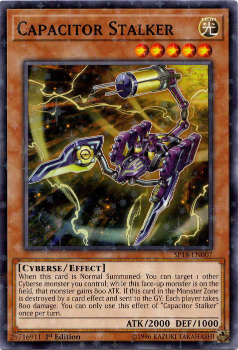 Capacitor Stalker [SP18-EN007] Starfoil Rare | Devastation Store