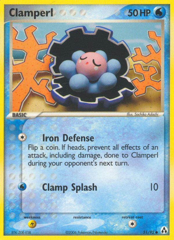 Clamperl (51/92) [EX: Legend Maker] | Devastation Store