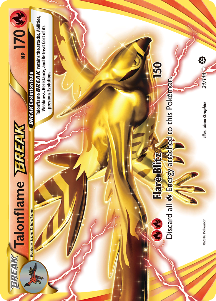 Talonflame BREAK (21/114) [XY: Steam Siege] | Devastation Store