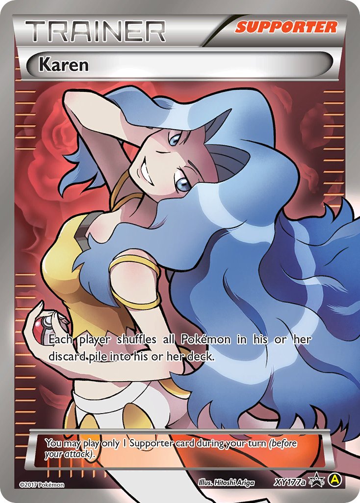 Karen (XY177a) [Alternate Art Promos] | Devastation Store