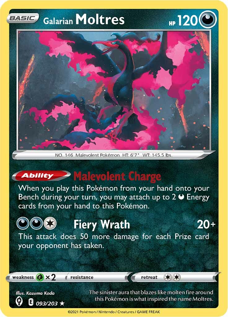 Galarian Moltres (093/203) [Sword & Shield: Evolving Skies] | Devastation Store